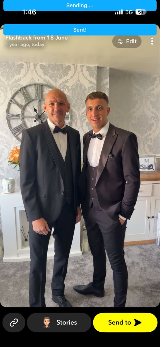 MoffatAdam's tweet photo. Happy birthday dad @mattymoffat9 love you 💙 https://t.co/i8QFjCsFOG