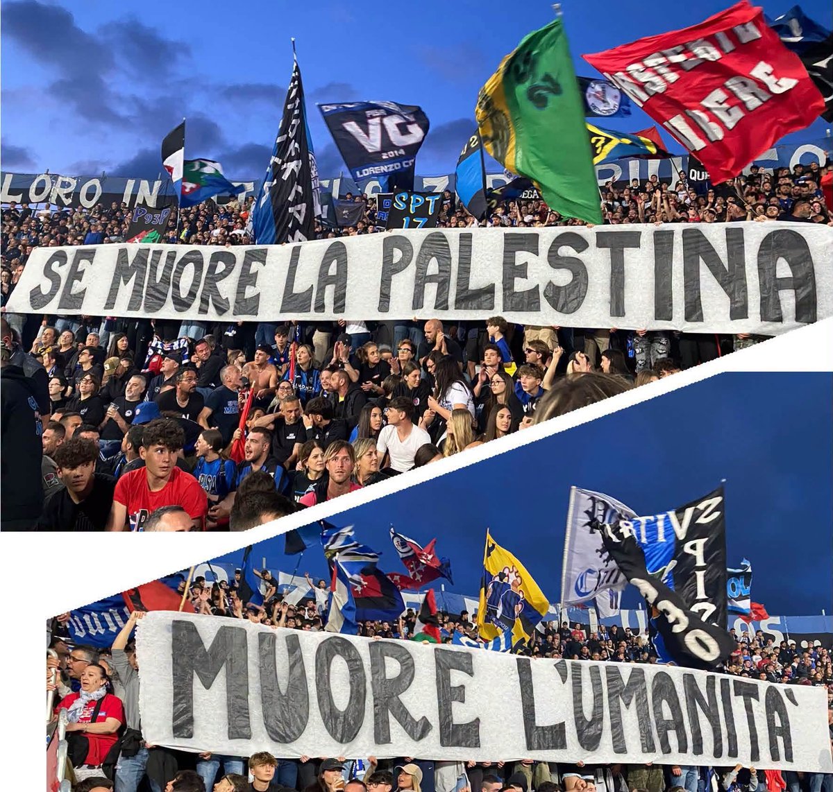 ultras_antifaa's tweet photo. “If Palestine dies, humanity dies.”

📍Pisa SC, Italy https://t.co/Wc345Y56Na