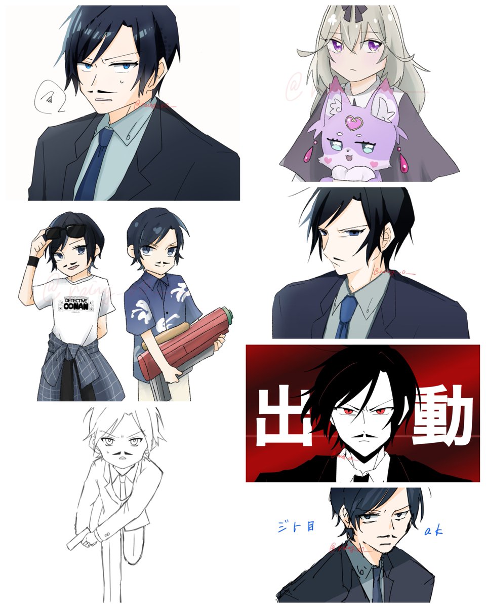 rainy_oO__'s tweet photo. #.今月描いた絵を晒そう

ジト目2枚描いてた ( ᐛ 三 ᐖ )
これ以外にも3枚ほどtkak夢絵描いてました。今月はたくさん描いた。 https://t.co/6O2SjGpRLV