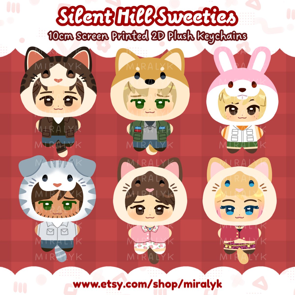 miralyk's tweet photo. as october begins, so does the spooky season and costumes galore...
...so how about a completely left-field set of silly but sweet silent hill sweeties LMAO 🐱🐶🐰 https://t.co/ZMz9aWHhYD
