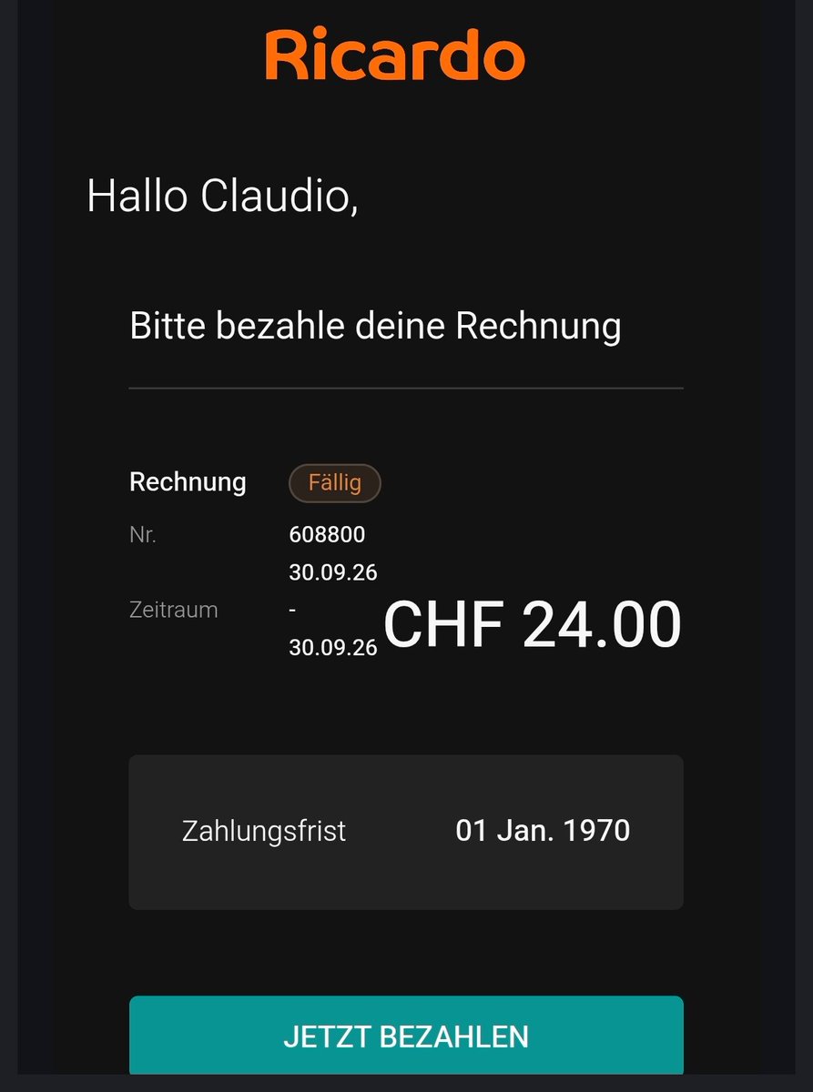 ClaudioKuenzler's tweet photo. Hoi @ricardo_ch . Timestamp issues? 🫪
Sorry for the delay 🤣
#unixepoch https://t.co/JOiJBmbae1