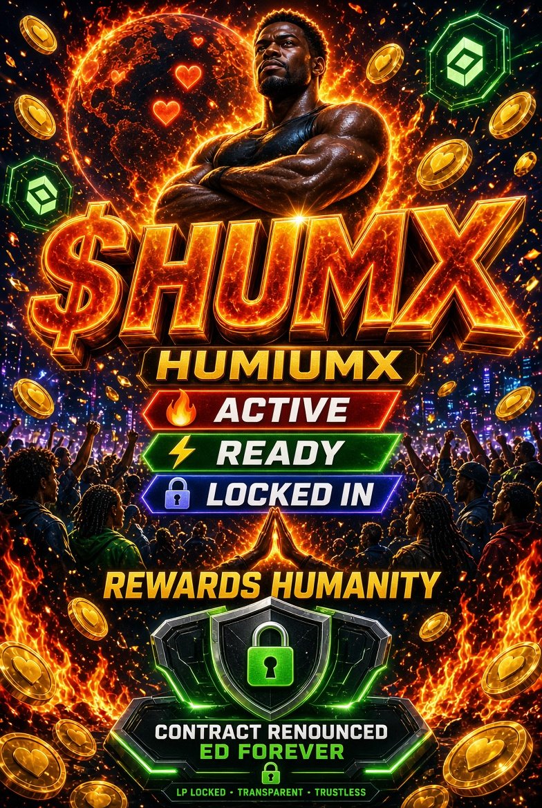 HumiumX's tweet photo. @cz_binance Soon
$HUMX https://t.co/2WinG1KZdP