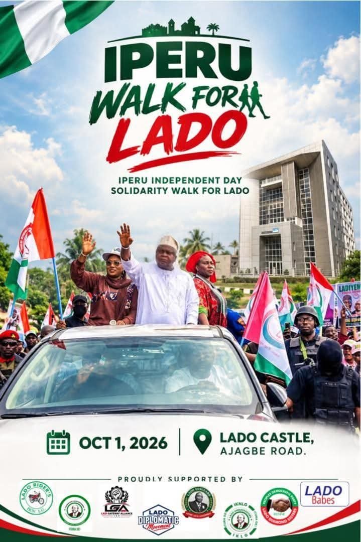 emmaseye1's tweet photo. Let's go there, Iperu is the location. LADO in Iperu today. #ITURADE #LADO2027 #OGUN4OGUN @mosky101 @lado_media @tayopraise https://t.co/5gUsaTHAvY