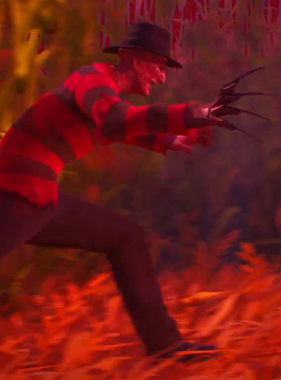 HYPEX's tweet photo. FREDDY KRUEGER's FORTNITE ITEM DETAILS

WHAT IT DOES:
• 3-hit melee combo → 45, 50 & 55 damage
• Secondary pulls every enemy within 40m into your "living nightmare" for 20 seconds
• Players inside the nightmare can only damage each other, nobody outside can interfere
• While inside, you can teleport next to a random enemy in your nightmare
• 30 second cooldown, ends early if everyone you pulled in is eliminated

FREDDY BOOTHS:
• Up to 10 booths can spawn in a match
• They turn you into Freddy, like Ghostface Booths

MOVEMENT:
• Faster sprint, quicker acceleration & higher jumps while holding it