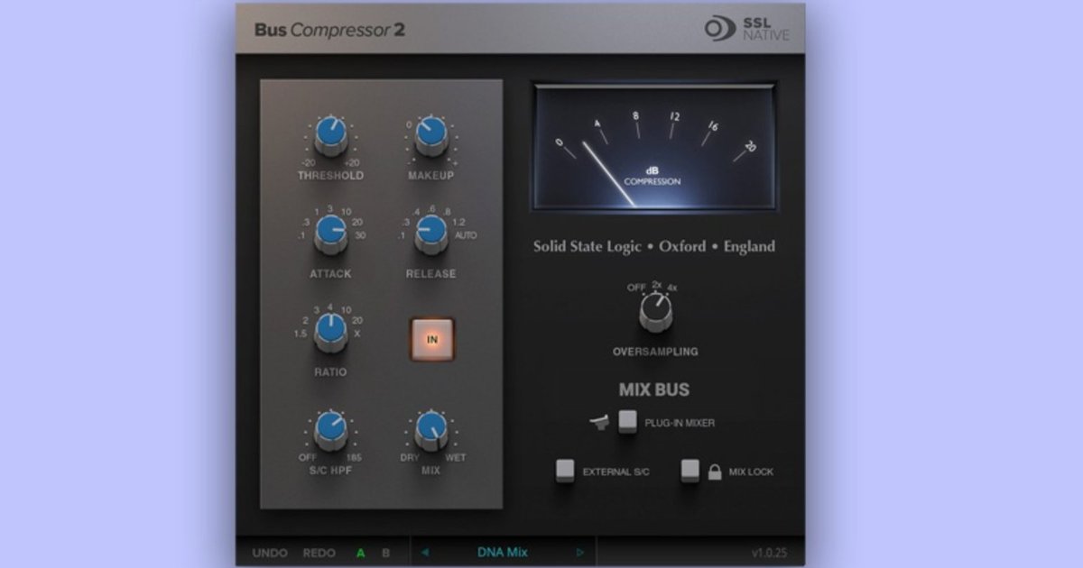 adsrx's tweet photo. #ADSRXplugin  
SSLのNative Bus Compressor 2が格安セール  
$149→$19（87%OFF）*最安タイ
https://t.co/bRMDXsmlPL       

バスコンプを世界的に有名にしたSSL本家のプラグイン。ドラムなど複数トラックをバスでまとめ、コンプをかけることで全体のまとまり感を生み出す際に最適。 https://t.co/7OK5oFQWQe