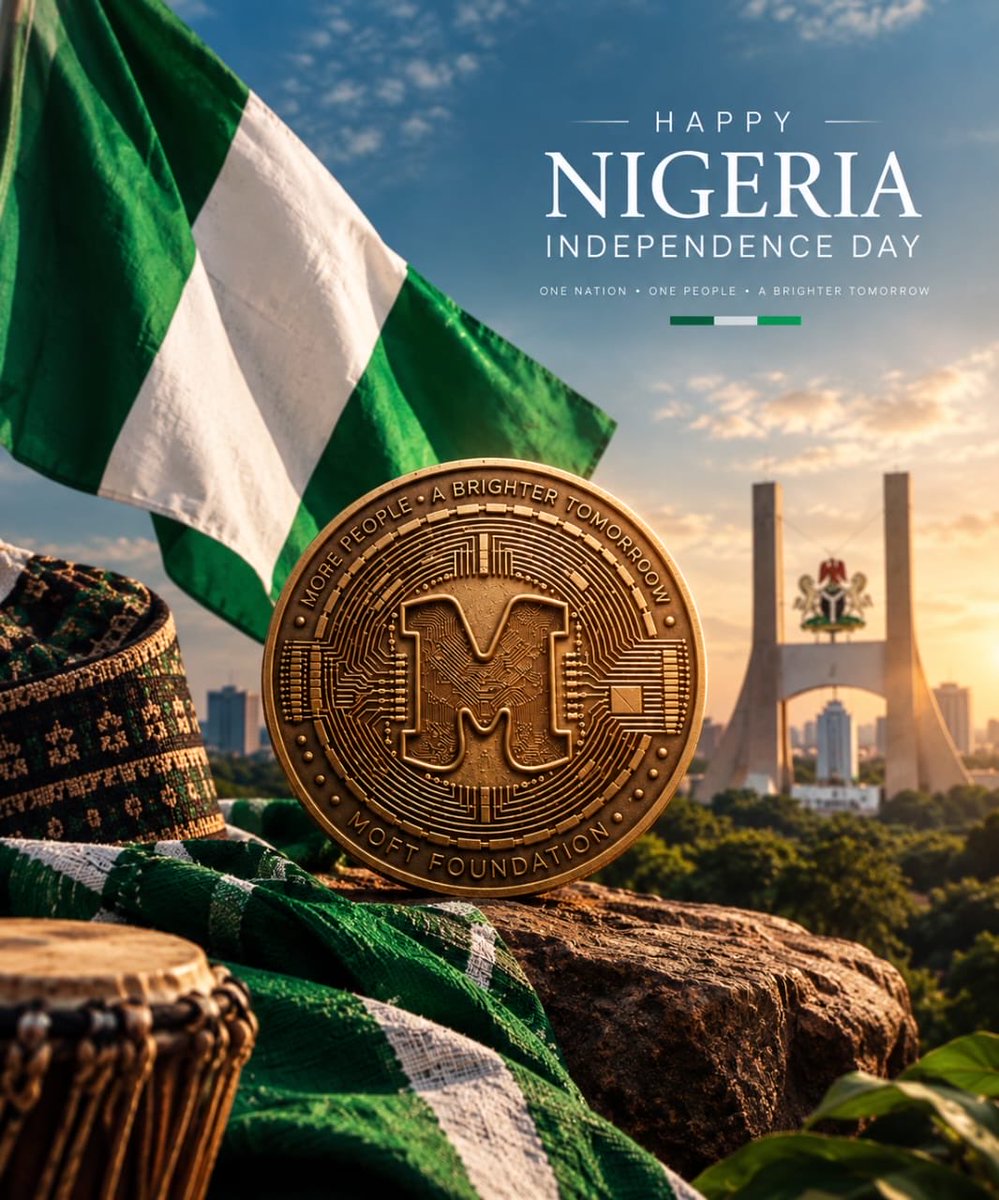 ngxnetwork's tweet photo. Happy Independence Day to All Nigerians 🤵🏾‍♂️🇳🇬

#ngxcoin 
#ngxnetwork https://t.co/8py6t2NpCb