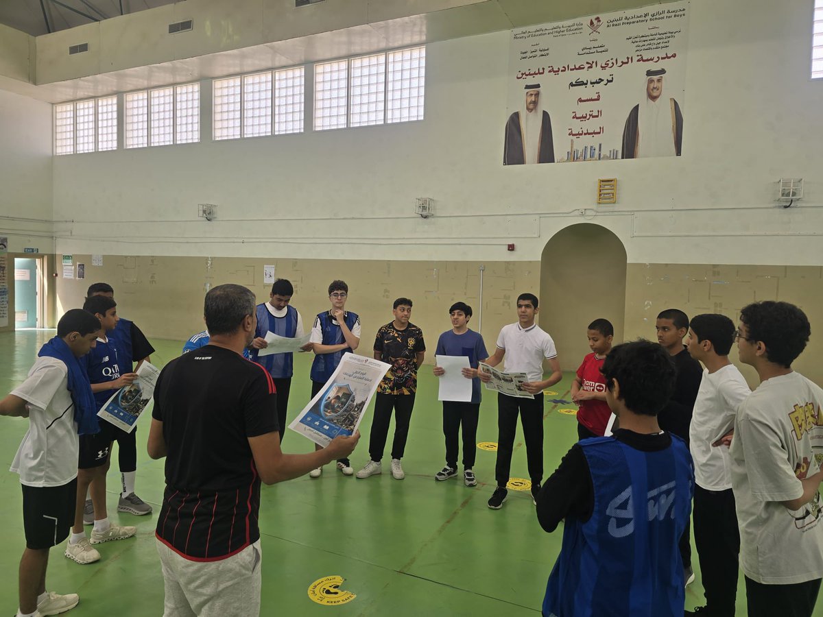 alrazipsb's tweet photo. احتفال قسم التربية البدنية باليوم الدولي لحماية التعليم من الهجمات ، بهدف تعزيز وعي الطلاب بأهمية حماية التعليم. https://t.co/GgBHqEl5ys