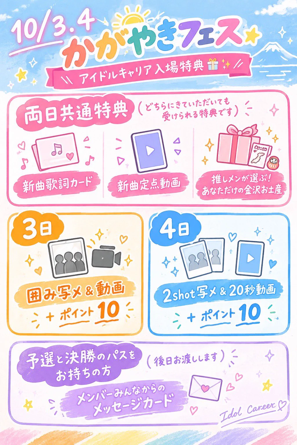 アイドルキャリア@10/17 KMAホール on X: 