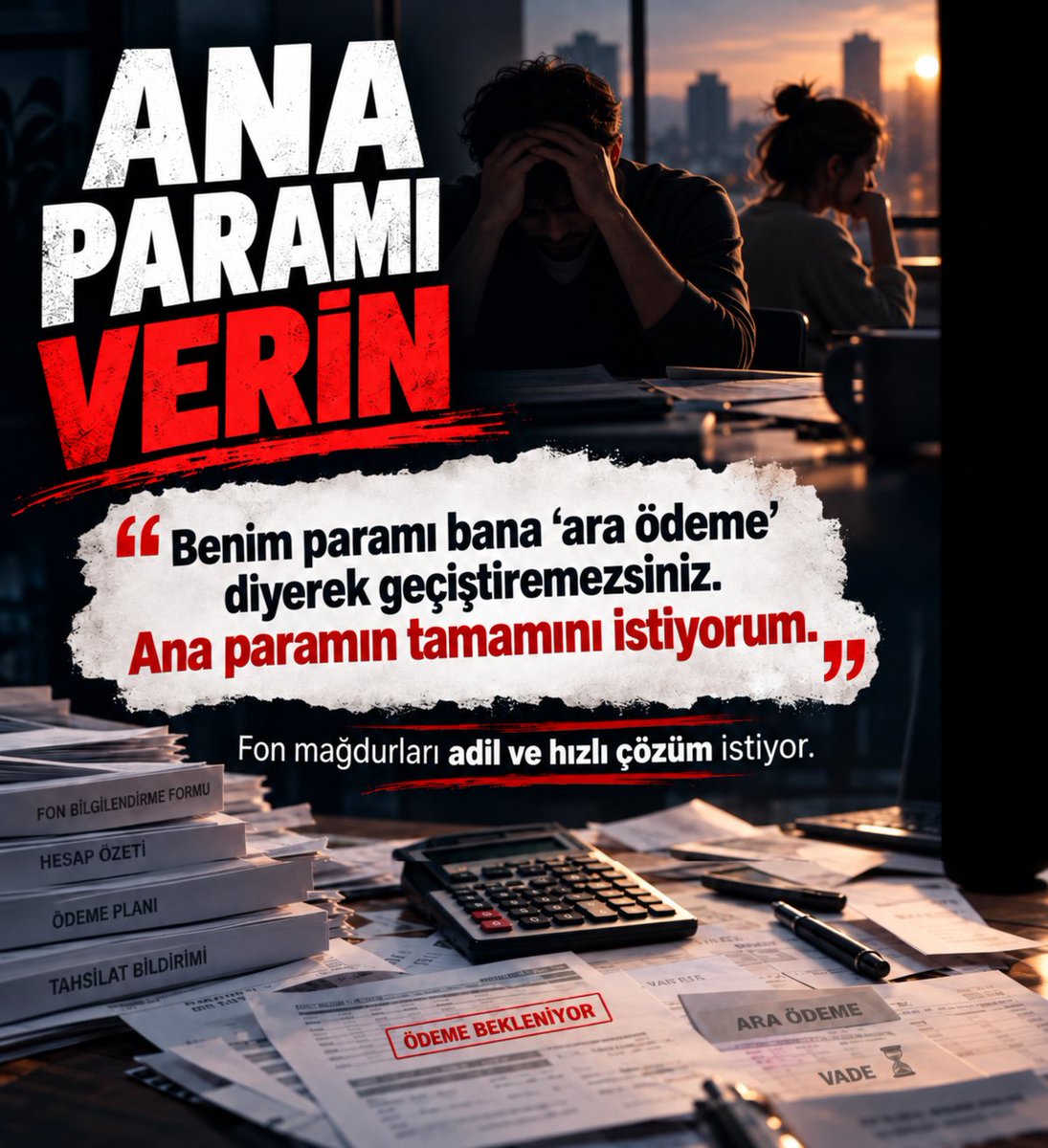 Semih_yng's tweet photo. Benim paramı bana “ara ödeme” diyerek geçiştiremezsiniz. Ana paramın tamamını istiyorum. #AnaParamızıGeriVerin #TP2FonMağdurları #HalkınSesiAnaPara @abakingurlek @RTErdogan #FonMağdurlarınaÇözüm #1MilyonÇözümDeğil @_cevdetyilmaz
@tcbestepe
@dilekgungor_
@iletisim https://t.co/SjLaQPCElp