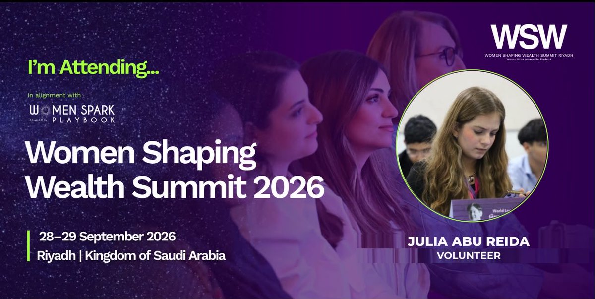 Lialnajjar's tweet photo. So proud of you, my daughter ❤️
It’s such a beautiful feeling to see our children growing, contributing, and making their own mark.
Keep shining and making us proud!
#womenshapingwealth #wswriyadh
https://t.co/zjJVhGr9Ld https://t.co/qrEBwYdY7v