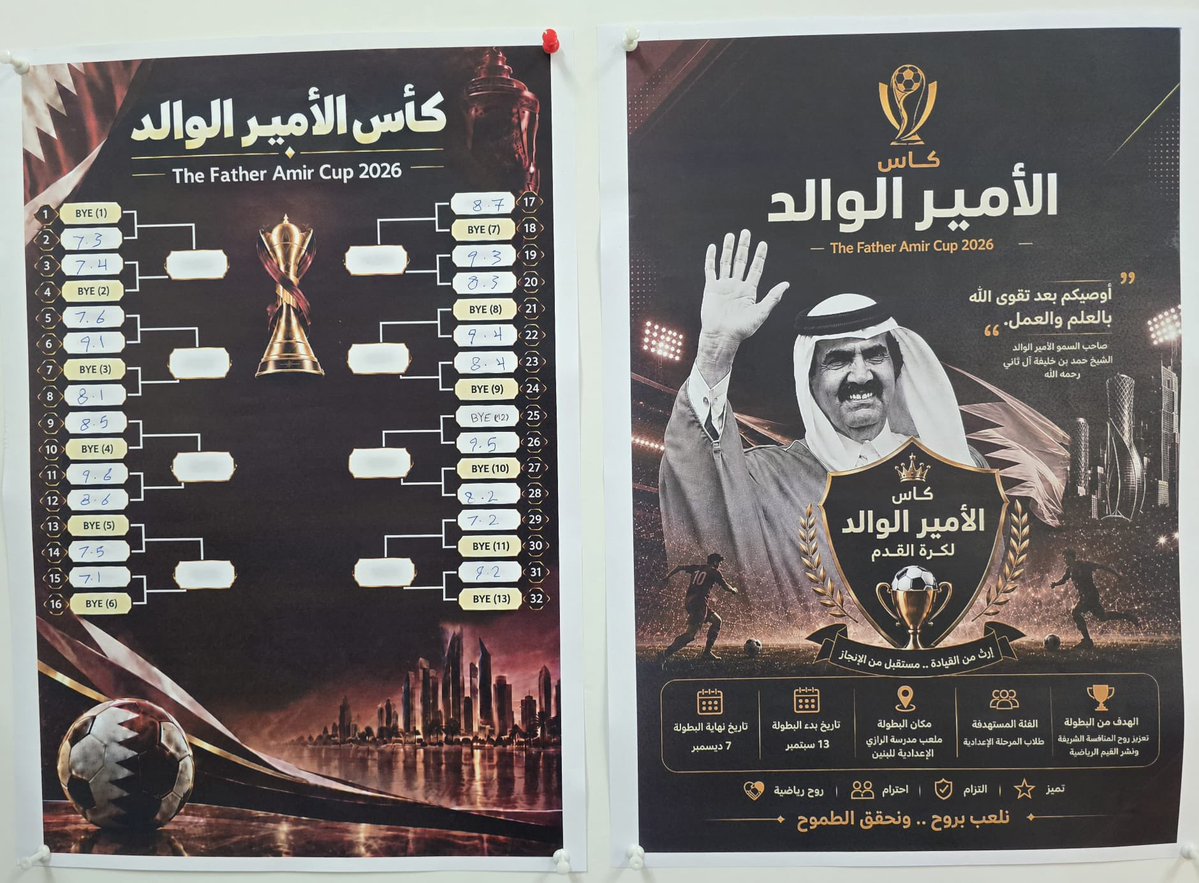 alrazipsb's tweet photo. مراسم إجراء قرعة كأس الأمير الوالد ( رحمه الله ) للصفوف لكرة القدم تحت إشراف وتنظيم قسم التربية البدنية وبحضور إدارة المدرسة. https://t.co/TKCc5CmUA9