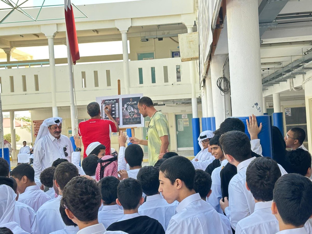 alrazipsb's tweet photo. مراسم إجراء قرعة كأس الأمير الوالد ( رحمه الله ) للصفوف لكرة القدم تحت إشراف وتنظيم قسم التربية البدنية وبحضور إدارة المدرسة. https://t.co/TKCc5CmUA9