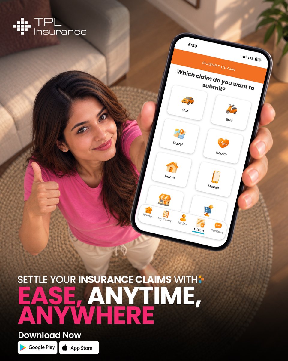 JazzSureInsure's tweet photo. Claims shouldn’t add to the stress. Submit yours with ease, wherever you are.

Download the app https://t.co/yHBUGaaRS2 or Call/ WhatsApp (021) 111 000 301

#TPLI #GetInsured #StayCovered #TPLInsurance #TPLInsuranceApp #StayInsured #GetCoverage #InsuranceMadeEasy https://t.co/UYvZP7zdBP