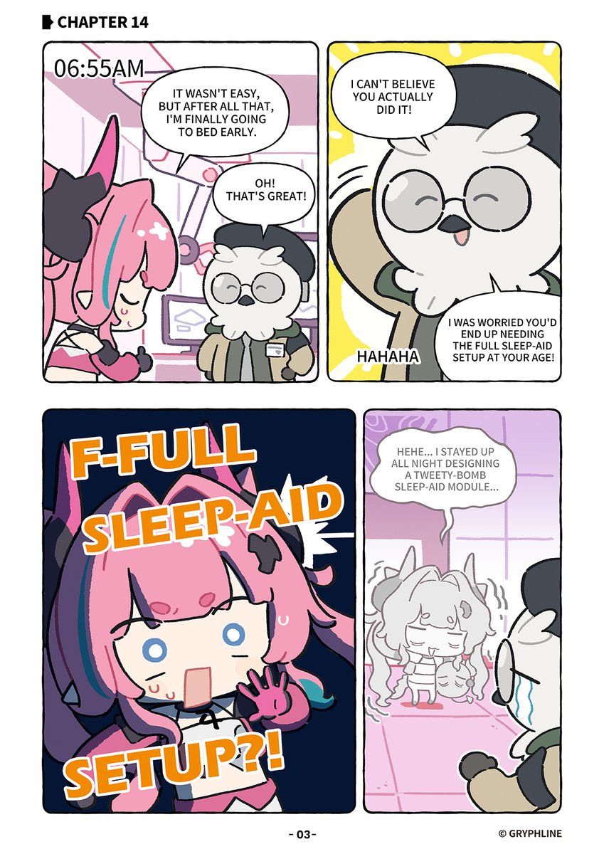 AKEndfield's tweet photo. A Guide to Sleeping Early? [Let's Go, Endfield!] Chapter 14

▼//Download game from official website
https://t.co/7ppoi3u1SD

#ArknightsEndfield #Endfield https://t.co/qUpRNFWB79