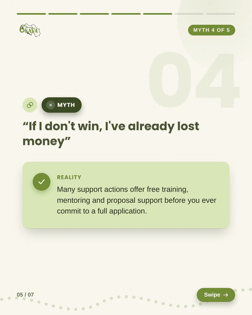 6sava_project's tweet photo. And here are the remaining myths.

These misconceptions stop good ideas before they ever get submitted.

Which one did you believe? https://t.co/9G00nQyOvn