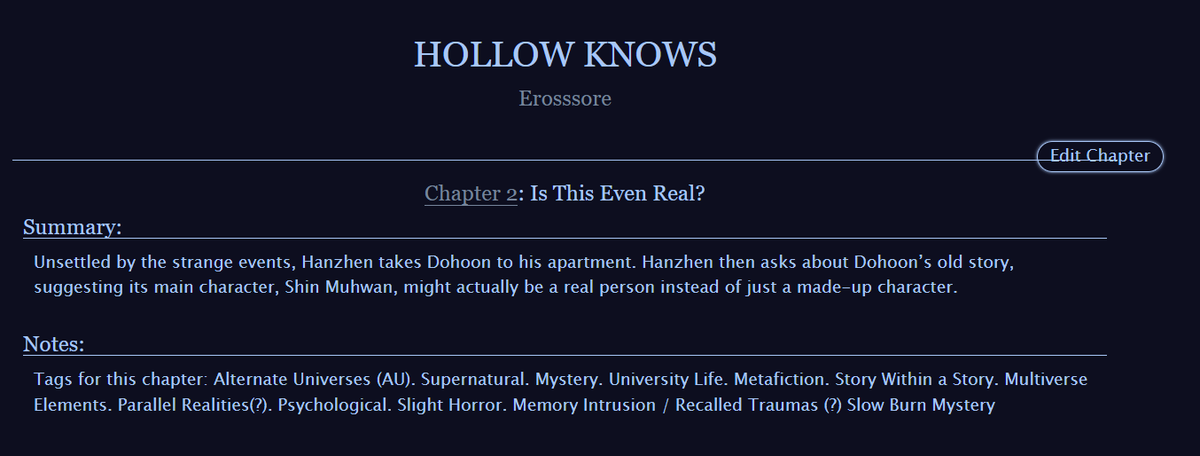 Eross0re's tweet photo. TWS AU | in English 
Doh&amp;han | Nitdo | Jaedoh
HOLLOW KNOWS CHAPTER 2

https://t.co/Y7NJcuqkkn https://t.co/o41px9UiPi