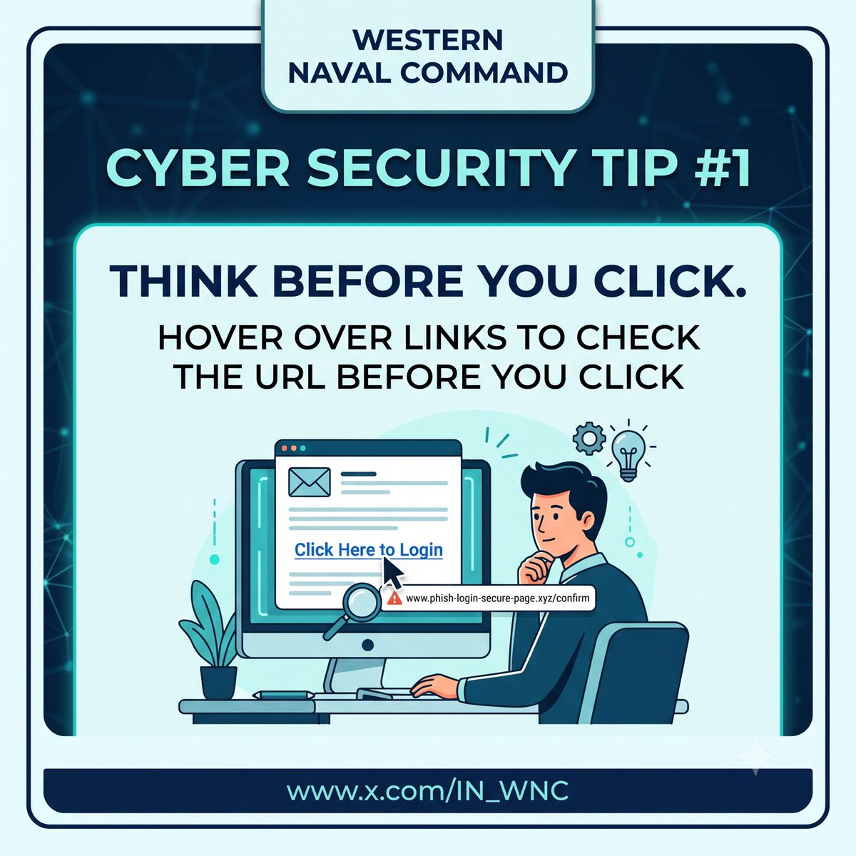 IN_WNC's tweet photo. #CyberSafe #NCSAM26

@indiannavy 
@IndiannavyMedia 
@DefPROMumbai https://t.co/vQrEnqdy2l