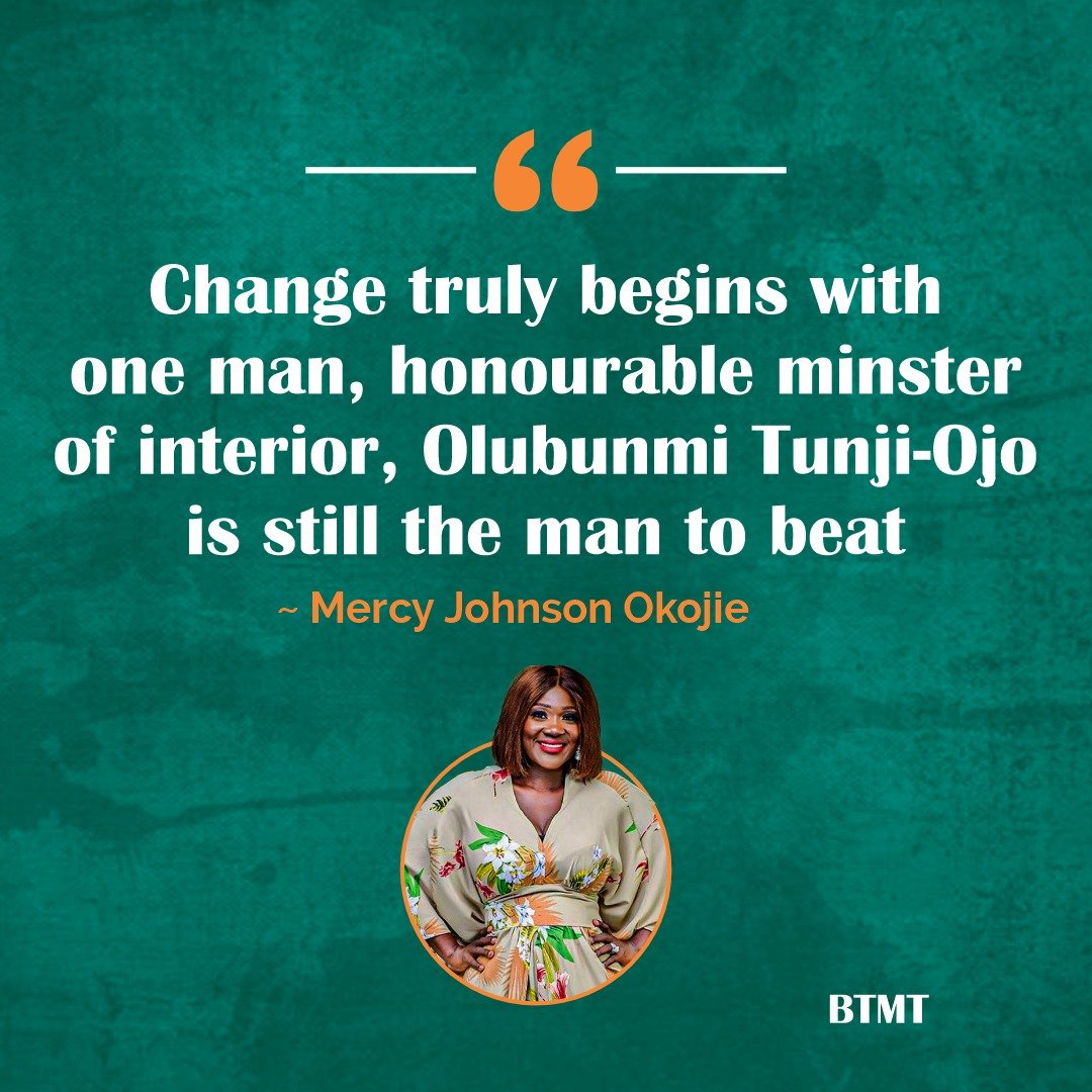 Onsogbu's tweet photo. #TinubuInMOI 
#UseContactless
Olubunmi Tunji-Ojo 
President Bola Ahmed Tinubu https://t.co/lKVDPNqRD0