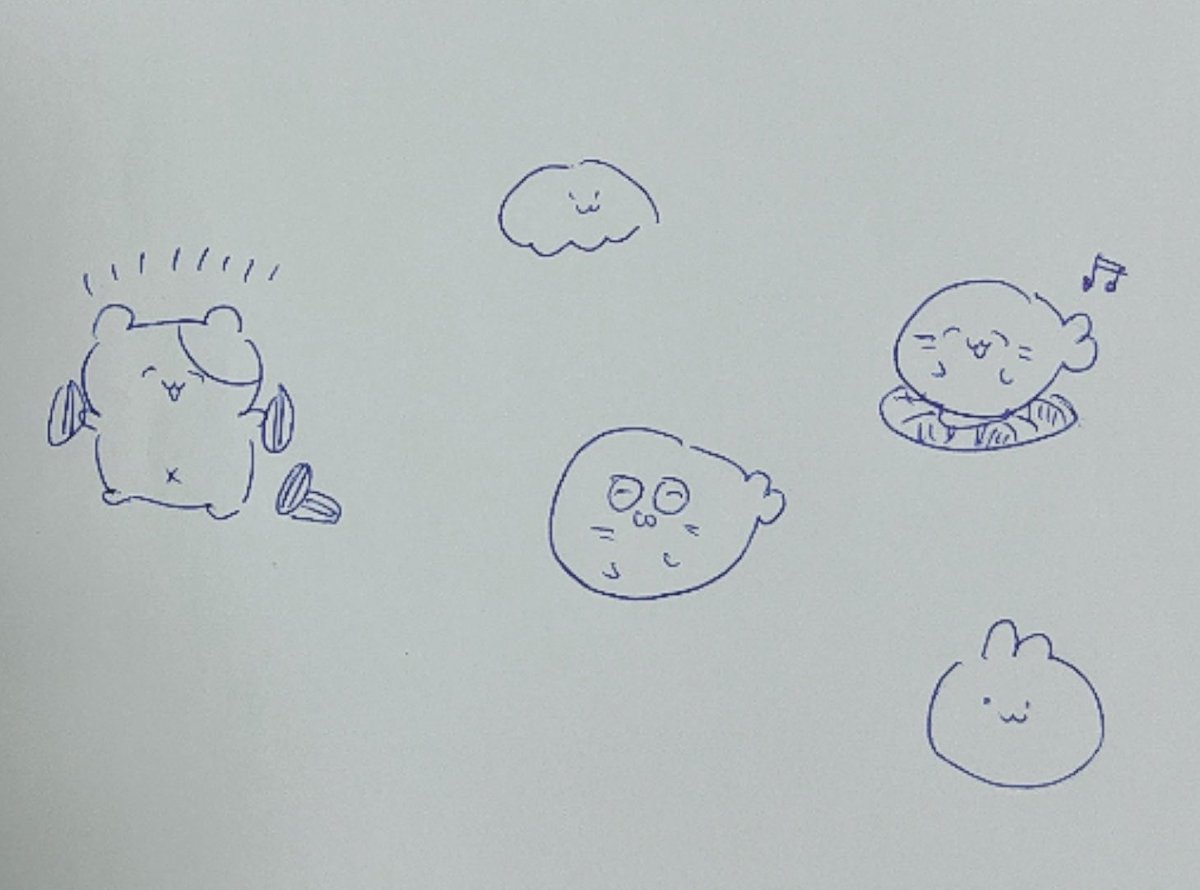 po_pu_bu's tweet photo. iPad実家なのでアナログの落書きです〜📝 https://t.co/98Kdgj5x3P