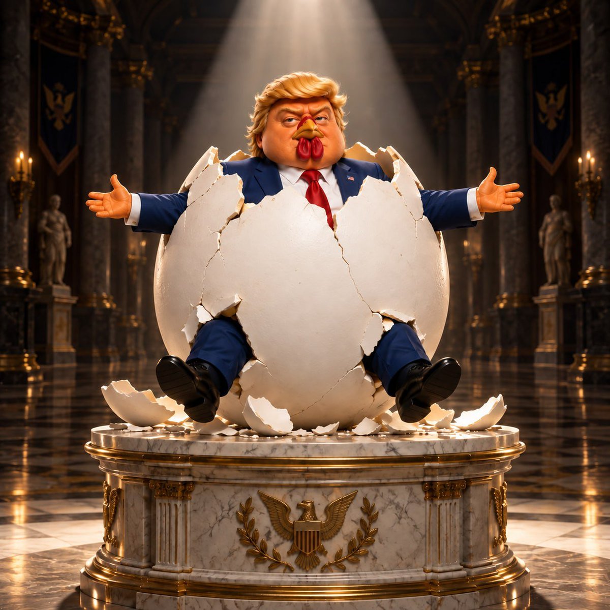 ChumpCoinX's tweet photo. GM Cult de Chump☀️

Great things take time to hatch🐔🥚 https://t.co/GZZNrw6DKF