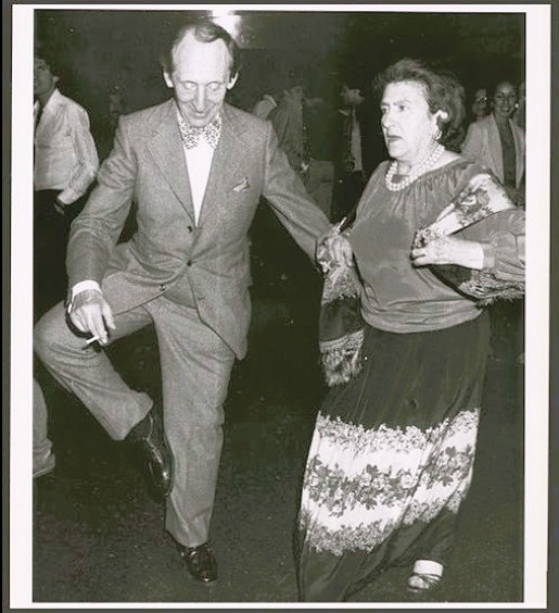 madigan_melvyn's tweet photo. Vladimir Horowitz (and Wanda) celebrates his 75th birthday in New York's Studio 54, 1 October 1978: https://t.co/VLfdW1qw5Q