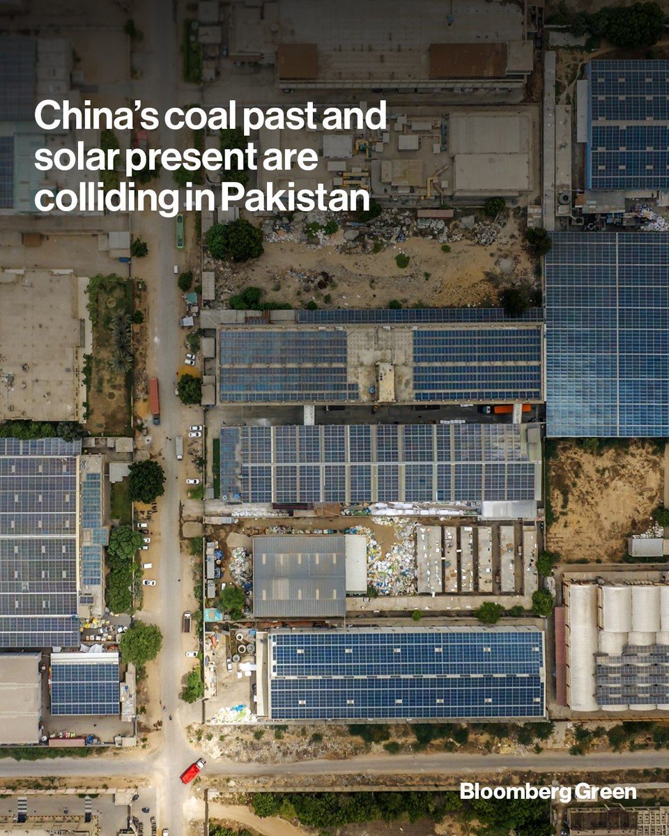 climate's tweet photo. Solar panels are so popular in Pakistan they’re being used as wedding dowries. That boom is now challenging a power sector that owes billions to China, and exposing snarls in Beijing's drive to dominate the global energy transition. https://t.co/OVt0PFmqX8

📷️: Asim Hafeez/Bloomberg