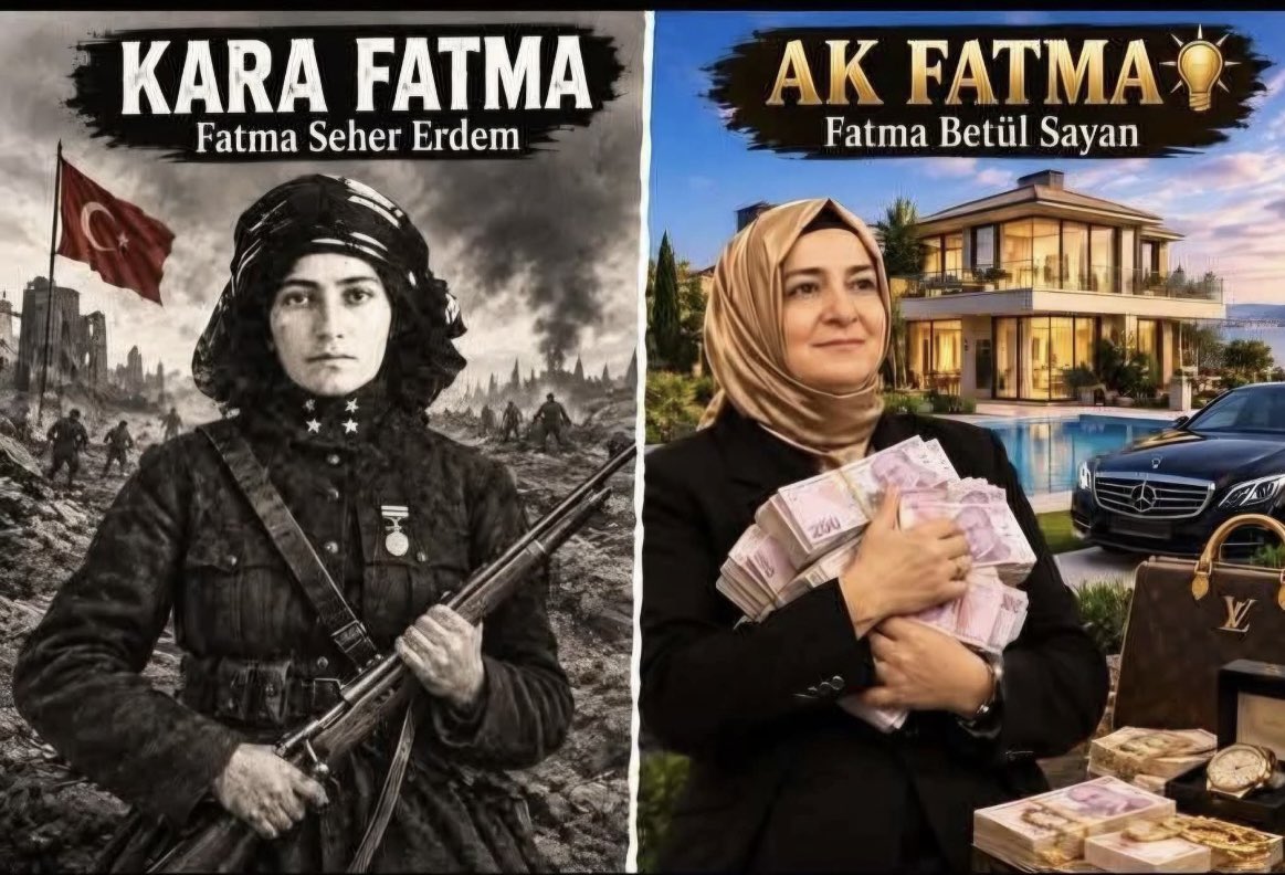 canarsuzu_06's tweet photo. Biri vatanı sırtında taşıdı diğeri parayı https://t.co/z7tlyP5VOF