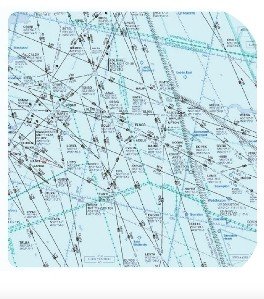 GrammarPolice7's tweet photo. @Storie_in_1_cip Contrails in a humid sky from aircraft on busy flight paths.

 In reality, the planes are at least 3.5 miles apart horizontally and 12,000 ft vertically. https://t.co/4M7HWVKVKY