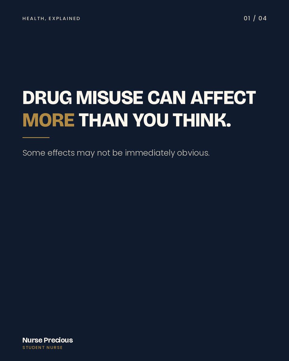 NursePrecious_'s tweet photo. 💊 Drug misuse isn't limited to illicit substances. Taking extra doses, using someone else's prescription or ignoring professional guidance can also put your health at risk.

Use medication as prescribed and seek professional advice when unsure. https://t.co/xJuN3yXP7i