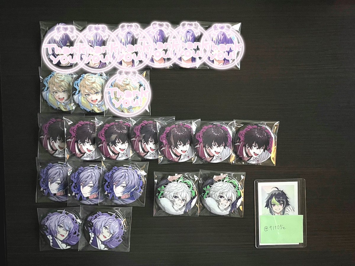 t1t05e's tweet photo. @suzu__yuan 初めまして、検索から失礼いたします。
こちらお求めの方3点所持しております。郵送にて、西黄緑ライブビジュ3点との3:3での交換は可能でしょうか？
ご検討よろしくお願いいたします。 https://t.co/H54hQut0Wg
