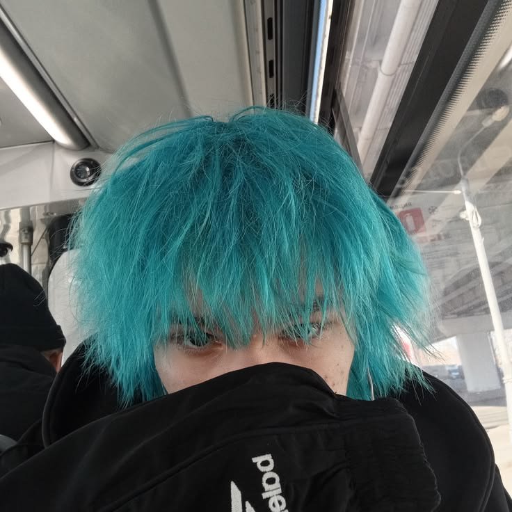 kashimothd's tweet photo. O único nessa terra com o cabelo azul totalmente natural https://t.co/JzBU1XS85A