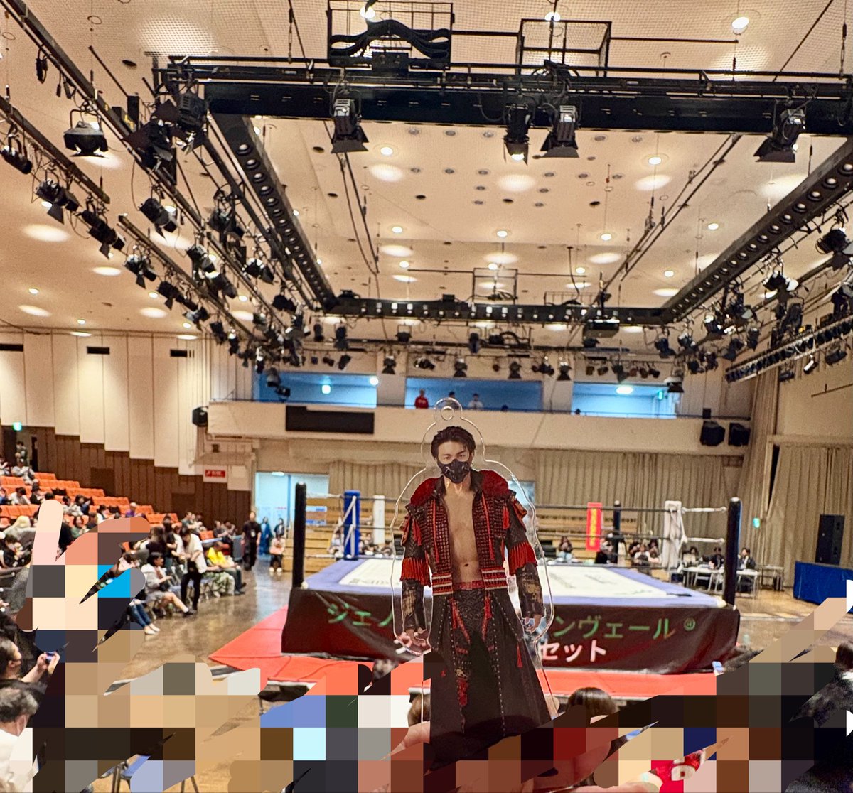 chimachaki's tweet photo. 後楽園ホールに来ました https://t.co/pPD5syiIac