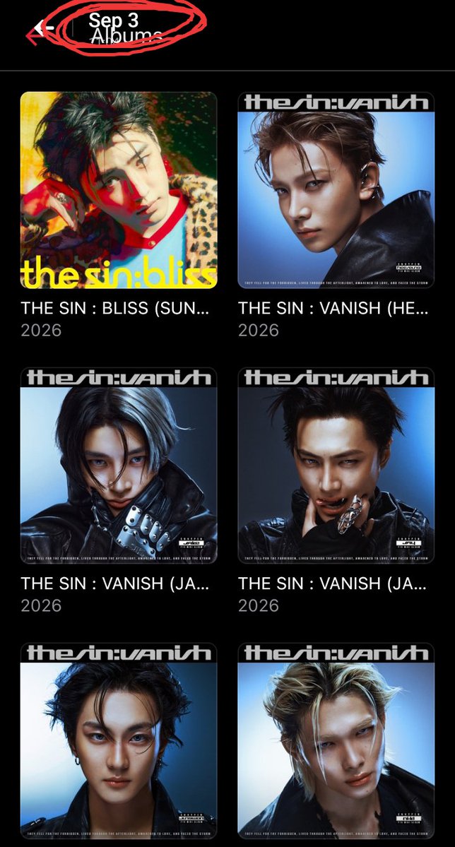 sunraymarkable's tweet photo. Why is this a recurring case to Sunoo, @BELIFTLAB?

1. Wrong credits on his ‘Voice Note.’
2. Invisibility of his ‘THE SIN : VANISH’ Album Ver.
3. Missing on various tracks’ performing artist credits across THE SIN : BLISS editions.
4. Invisibility of his ‘THE SIN : BLISS’ Album Ver. (again).

This is ENHYPEN members’ second remix version, and this is also Sunoo’s second time experiencing this invisibility on their own Apple Music Artist Profile Page.

Sunoo’s album ver. has been unlisted and invisible since September 3rd, not even two weeks after it was released on August 24th. Up until now, October 1st, Sunoo’s album ver. has remained missing or not displayed for 28 days and counting on the Albums category of ENHYPEN’s Artist Profile Page.

(SUNOO Ver.) of tracks “Bloody Paradise” and “Voice Note” alongside (SUNOO Ver.) of album “THE SIN : BLISS” can still be accessed if you’ve already saved it to your library and can be discovered through direct manual searches.

ICYMI, Sunoo’s album ver. was still charting in the K-pop Album chart category in various countries before and after the unlisting—I saw his album charted in Japan on September 10th only because I can access the country’s chart but am incapable of checking other countries.

[NOTE] 
<However, since Sunoo’s album ver. is no longer visible from the Apple Music public interface, which popular data chart tracking websites dependently rely on, therefore the unlisted album cannot be monitored anymore, and its added data tracked after being unlisted also cannot be reflected on their sites, and data already recorded before being unlisted just stays as it is. Its actual updated data can now only be accessed through official artist-only private dashboard.>

@ENHYPEN @BELIFTLAB @AppleMusic 
#ENHYPEN #SUNOO #엔하이픈 #선우