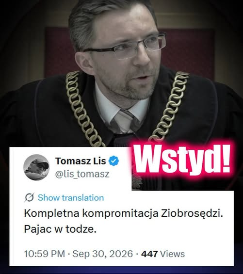 hank1312's tweet photo. Zrobić z nim to co robił Ziobro, przenieść służbowo do Ustrzyk ! https://t.co/PzGSc4og1m