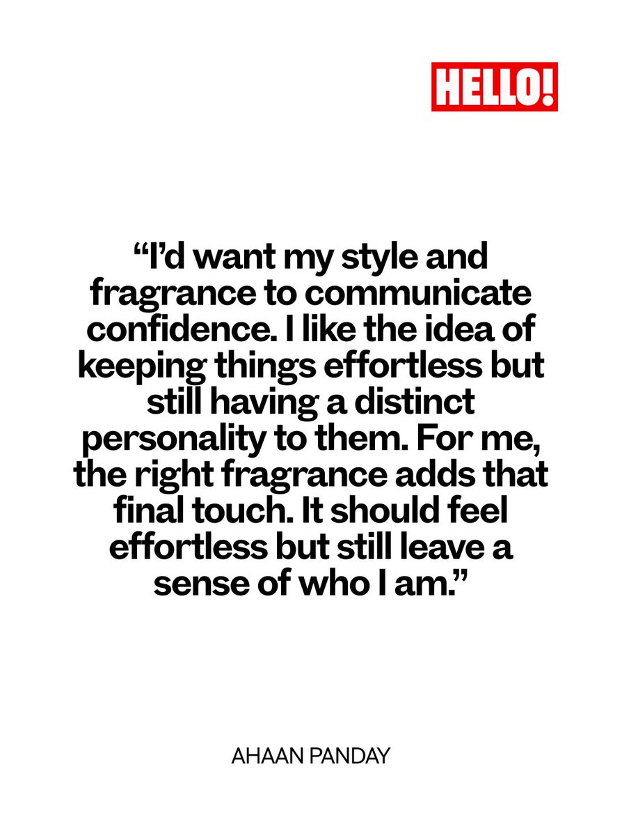 HELLOmagIndia's tweet photo. #AhaanPanday on fragrance, personal style &amp; the power of scent to express identity, in conversation with #HELLOIndia: https://t.co/EXKXi1sFsj #HELLOMagazine #HELLOIndiaExclusive https://t.co/jsjrbIRKBg