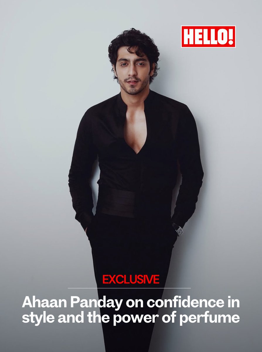 HELLOmagIndia's tweet photo. #AhaanPanday on fragrance, personal style &amp; the power of scent to express identity, in conversation with #HELLOIndia: https://t.co/EXKXi1sFsj #HELLOMagazine #HELLOIndiaExclusive https://t.co/jsjrbIRKBg