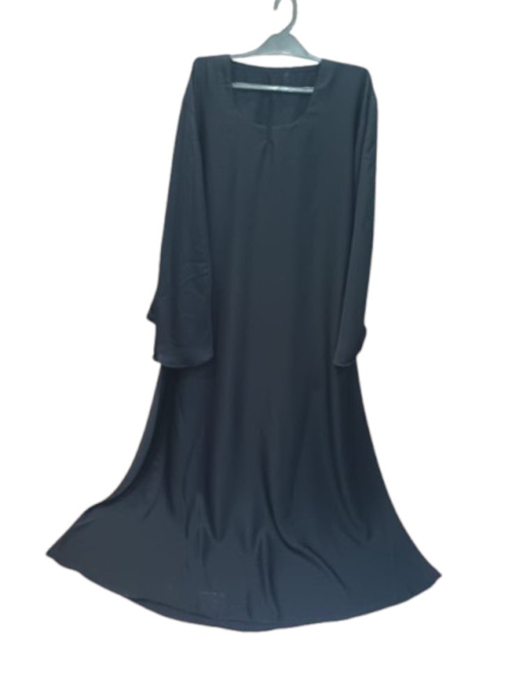 SpMasoom's tweet photo. Black Big Flair Simple Maxi Abaya by AMH Abaya Hub | Stuff: Nida | Length 54 | Chest 22–23 | Price Rs.2200 | DC 300 Advance | 4% Government Tax Will Be Applied Just On COD. Elegant Pakistani Abaya for modest fashion. #AMHAbayaHub #BlackAbaya #Abaya #PakistaniAbaya #ModestWear https://t.co/sx89ulMAKl