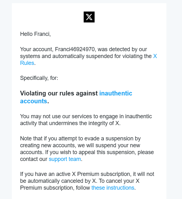 Franci28io's tweet photo. Allora, provo a riassumere:
1 mio profilo @Franci46924979 viene hacketaro (foto 1)
2 segnalo 
3 poco dopo viene modificato in @Franci46924970 (cambia ultimo num)  
4 arriva comunic che l'account è stato sospeso per violazione regole (ma quello con 70 finale) (foto2) (segue) https://t.co/ixSteEcECW