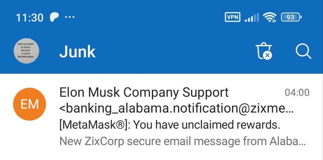 MerovingianQBee's tweet photo. @Kitboga @elonmusk   #scam
I really wish someone would catch all these spam fraud mailer's! https://t.co/hp9m6m1kX2