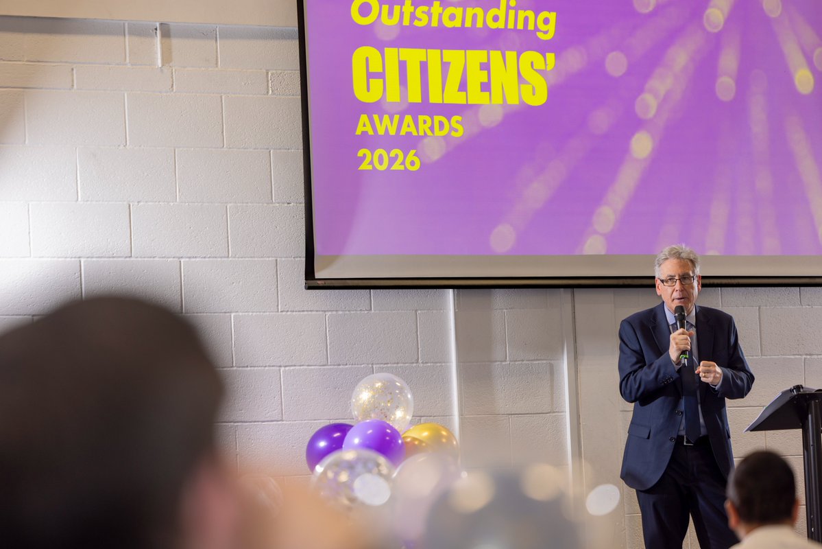 WestMidsPCC's tweet photo. Unsung #WestMidlands heroes and inspirational #volunteers have been recognised for their exceptional courage, compassion and dedication at the Police and Crime Commissioner’s Outstanding Citizens’ Awards 2026 🤩 🏆

Full story 👉 https://t.co/zpOQCRAdO4 https://t.co/ilXLa3Tt3A