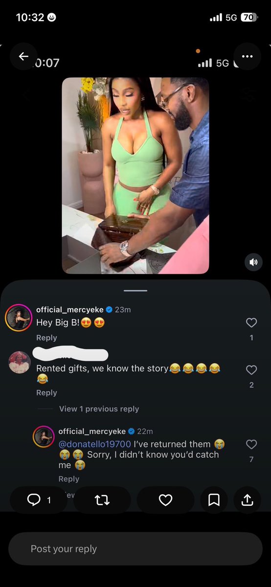 sexyweffizzy's tweet photo. @real_mercyeke I love you dear this is the best answer to that stupid troll π€£π€£π€£π€£
#MercyEke https://t.co/qDdizGqaiJ