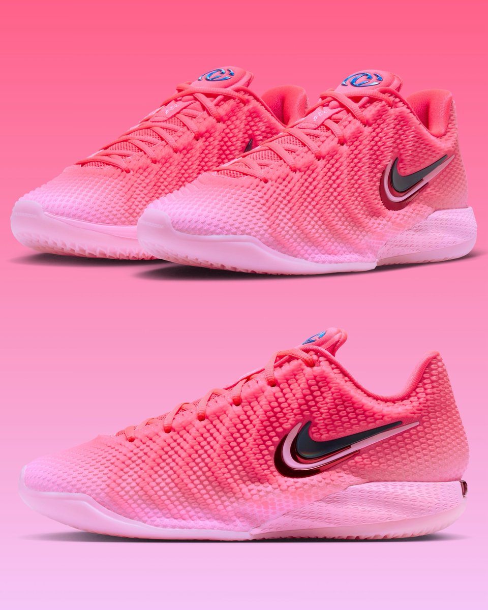 SoleRetriever's tweet photo. OFFICIAL LOOK: Nike Caitlin 1 “Midnight Fever” ❤️🩷 @CaitlinClark22 

🗓️ October 14th
📝 IH7423-600
💵 $140 https://t.co/4QkOarZyfd