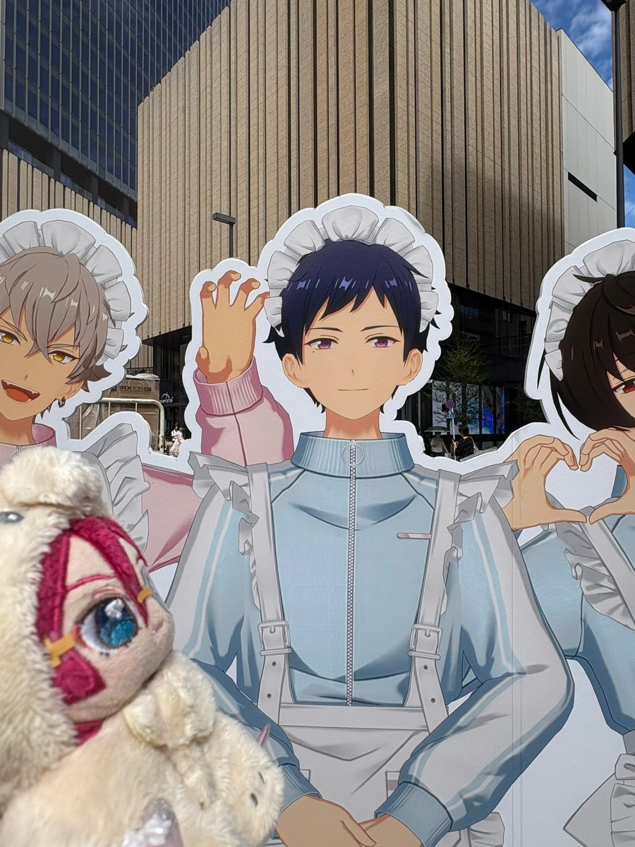 maanozochan's tweet photo. 夢を見せて　メイド服という魔法で🪄︎︎✨

 #あんスタ萌え萌え文化祭  #星萌祭 https://t.co/3OVjbV3g0p