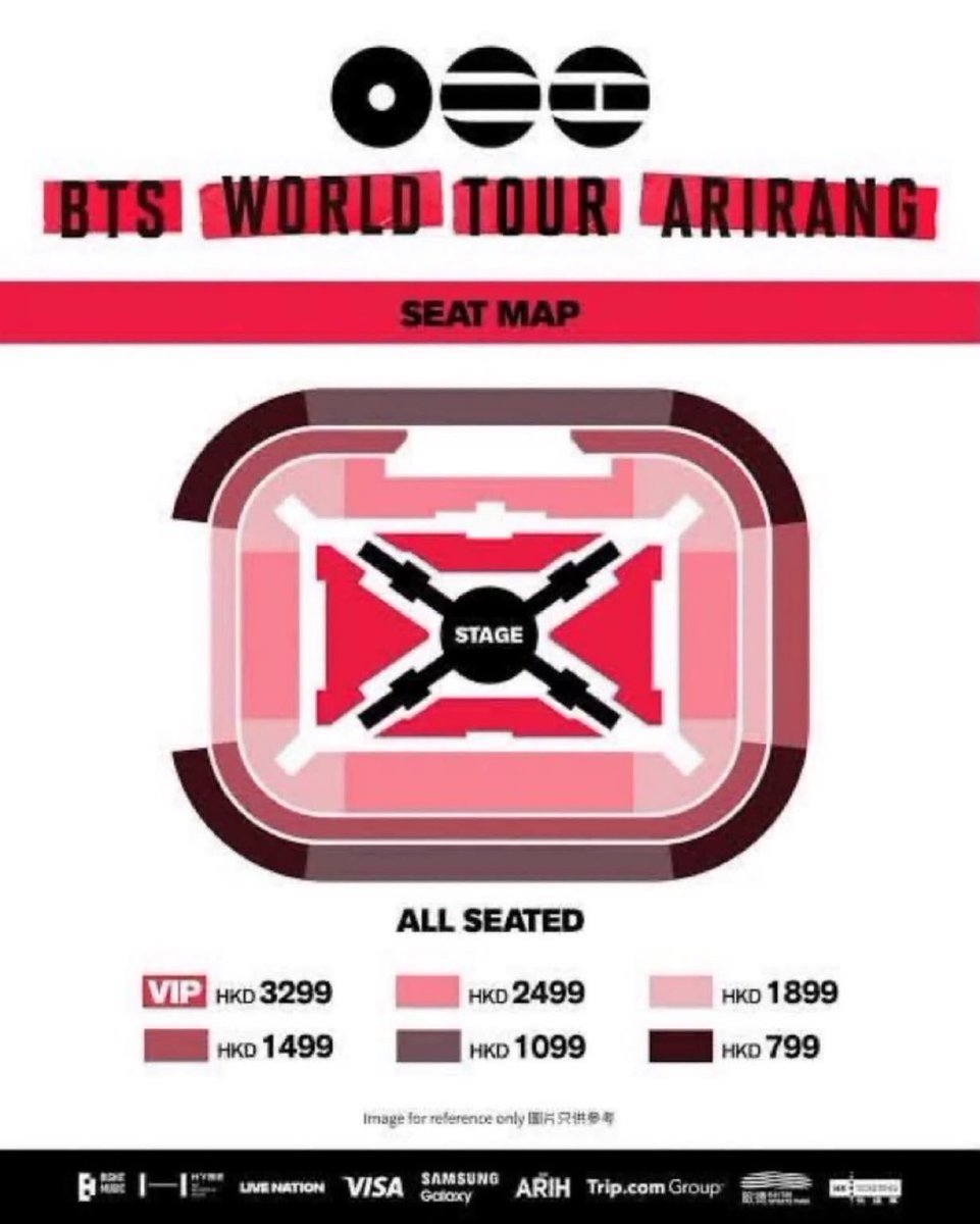 Vervepass4l's tweet photo. ARMY TICKETS
BTS WORLD TOUR 'ARIRANG' IN HONG KONG📍

Tickets Secured :
VIP HKD 3299
Zone HKD 2499

Seated together
Foreigners can book also DM

#TicketProxy
#BTS #BTSinHK
#ARIRANGinHONGKONG #방탄소년단
#防弾少年団 #バンタン https://t.co/g8OfMgBF6p