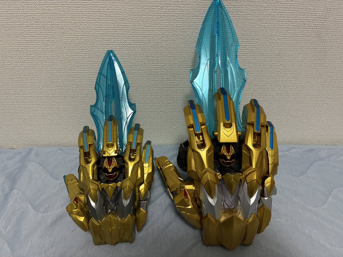 TO10Y1RO_6's tweet photo. 遂に遂に届いたメモリアルテガソード様
なんか色々言われて入るけど正直あんま気にならんくらい神玩具✨️
最高すぎ😭💍
 #ゴジュウジャー https://t.co/rtD5XKPReY