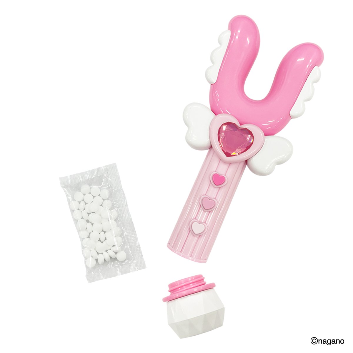 chiikawa_market's tweet photo. 💗#ちいかわ 新商品💗

『まじかるちいかわ さすまたステッキラムネケース（全2種）』
各1,650円(税込)

いつでもあなたも まじかる戦士に
へんしん🎀

ラムネも入る
まほうのステッキ🪄

#ちいかわマーケット（公式通販）では
10/2(金)11時発売💗 https://t.co/6QQUDj1bZ3
