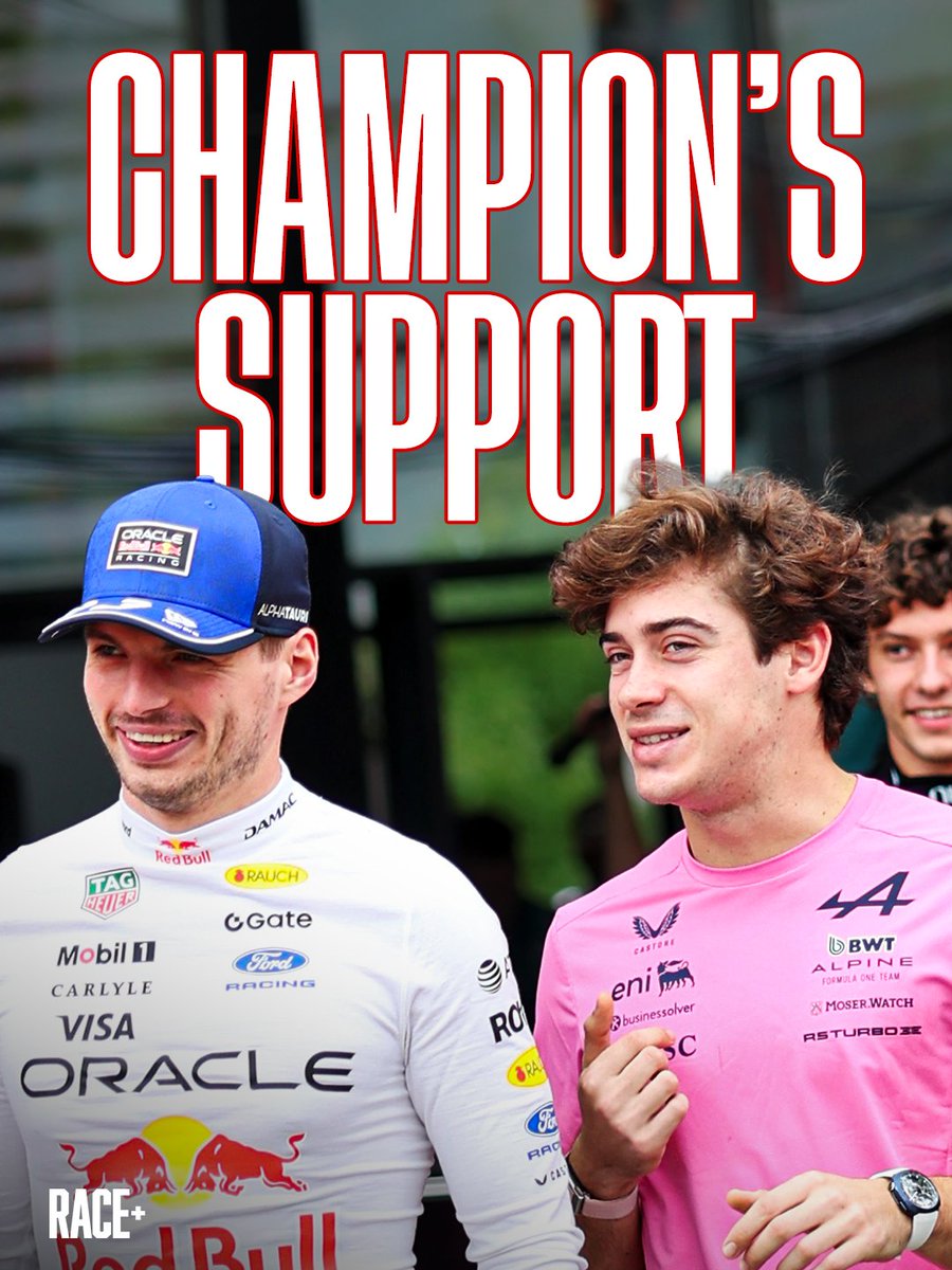 racepluscom's tweet photo. 🚨 | Franco Colapinto: "Max Verstappen has been always very supportive with the young kids, because he also made mistakes."

"It's the way he is. The champion he is." https://t.co/GaWSpw26pY