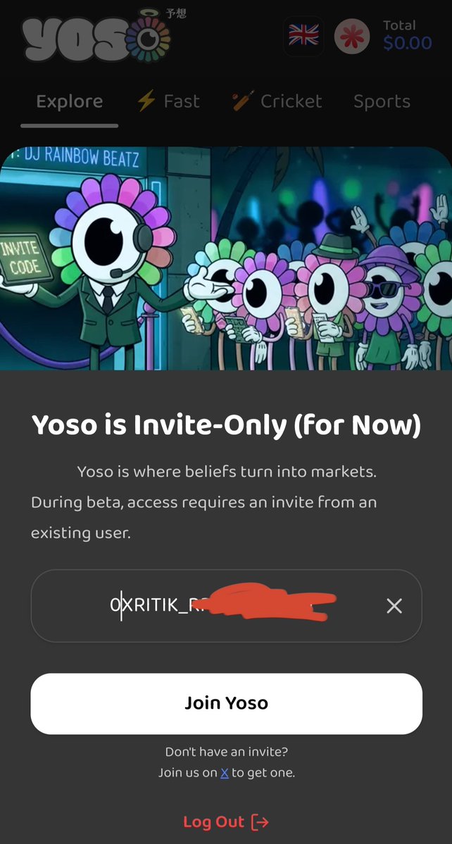 0xRitikOfficial's tweet photo. 🚨 10 Yoso code giveaway @yososocial

I'm doing this much for now; if I get good support, I'll do more giveaways.

💰 $2 in trading credits
💧 4 SUI through the New User Quest
🔟 10-day expiration ~ grab fast

𝗜𝗺𝗽𝗼𝗿𝘁𝗮𝗻𝘁:
Follow: @0xRitikOfficial & @yososocial
Tag: 2 Friends

Like + RT + turn on notifications 🔔

Ends in 24 hours 🕡