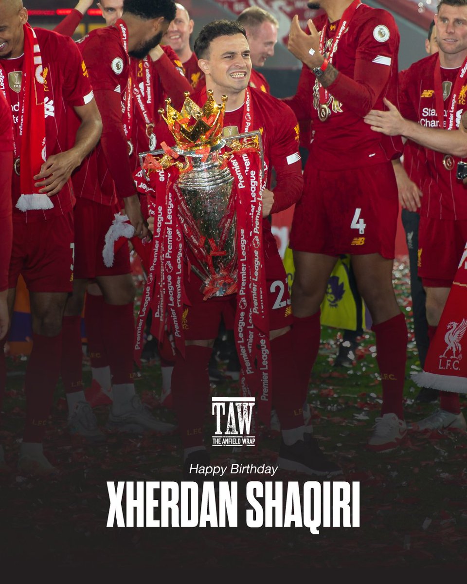 TheAnfieldWrap's tweet photo. Happy Birthday, Xherdan Shaqiri ✊ https://t.co/lIoz4f8fmL