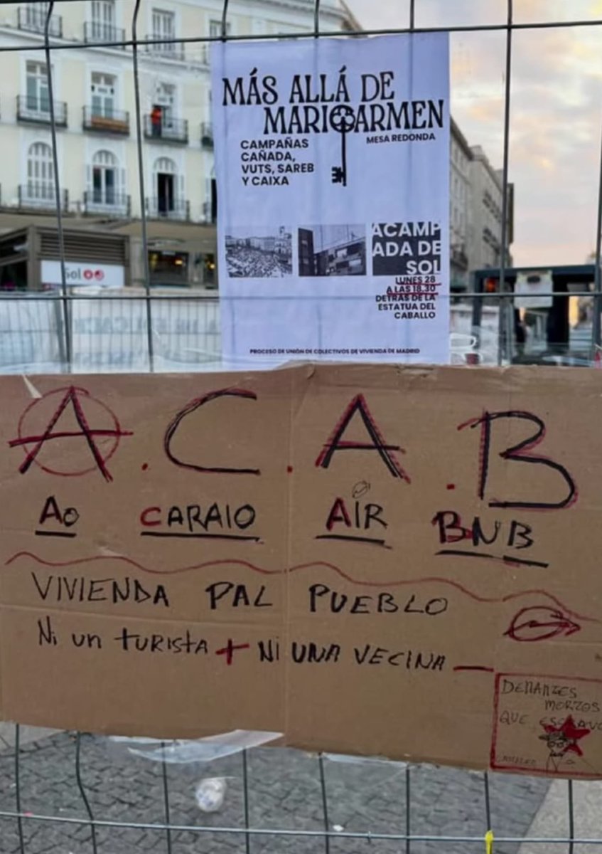 ACBoveda's tweet photo. Todo o noso apoio sempre ás causas xustas aquí e en calquera lugar. 
Agradecemos ás persoas acampadas en Madrid que tivesen presente á ACAB (Agrupación Cultural Alexandre Bóveda, ou sexa, nós) nas súas reivindicacións. https://t.co/1bVcSTvc8F